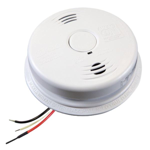 Kidde Code One Hardwired Smoke Detector with Ionization Sensor and 9-Volt Battery Backup