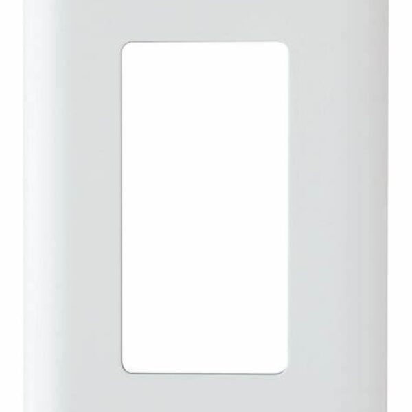 Pass & Seymour TP26-W 1Gang Wall Plate, Decorator, Nylon, Standard - White