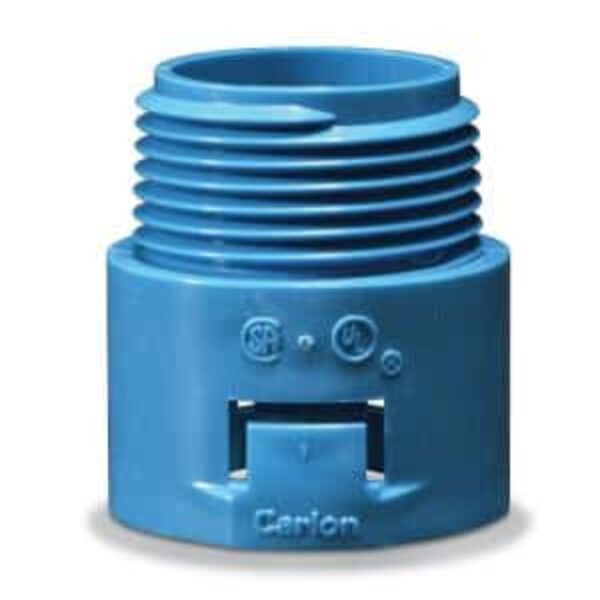 3/4 in. Blue PVC ENT 1 Piece Threaded Adapter (Standard Fitting)