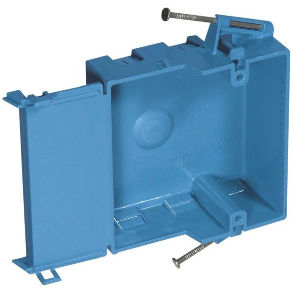 1-Gang 18 cu. in. Shallow New Work Electrical Box