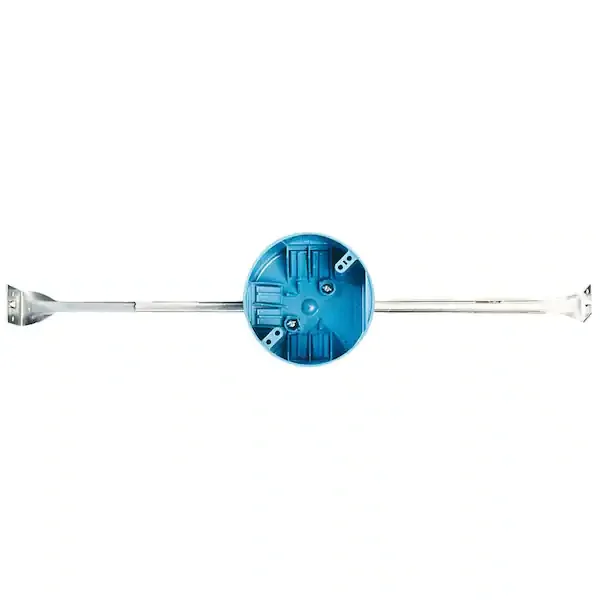 4 in. 20 cu. in. New Work Ceiling Electrical Box with Large Hanger Bar
