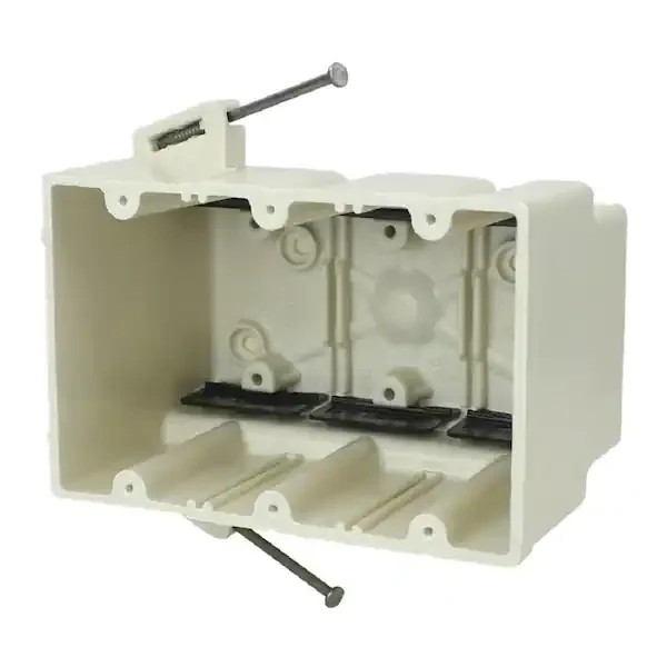 3-Gang 56-1/2 cu. in. New Work Switch or Receptacle Box