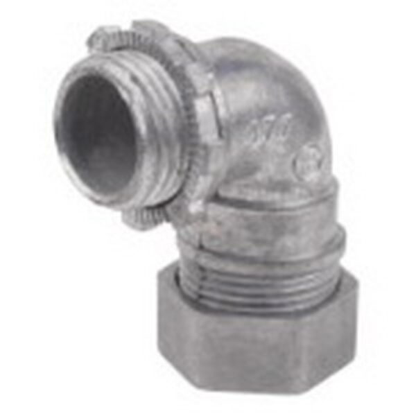 Steel City TC911-SC 1/2 Inch 90 Degree EMT Die-Cast Compression Connector