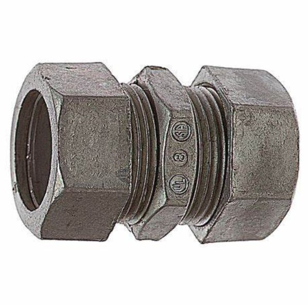 Steel City TK-213-SC 1" EMT Compression Coupling - Die-Cast Zinc
